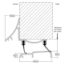 Stormguard SG Low Bar Mill Finish Aluminium 1000mm