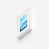 Warmup 6iE Wi-Fi Thermostat Bright Porcelain (Band Colour: Light Chrome)