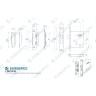 Eurospec Easi-T5 Lever BS Deadlock 76mm Satin Stainless Steel