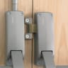 Briton Double Door Panic Bolt Right Hand Silver