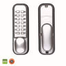 Briton 9160 Mechanical Push Button Digital Lock & Latch Silver