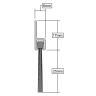 Stormguard Heavy Duty Brush Bottom Door Seal Mill Finish 838mm