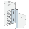 Simpson Strong-Tie Plaster Stop Bead 2.4m x 10mm Galvanised