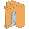 Simpson Strong-Tie Heavy Duty Faced Fixed U Joist Hanger 145 x 91 x 2mm 