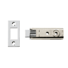 Union Push Fit Tubular Bolt 73 x 73mm Polished Chrome
