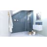 Showerwall SCA16 Acryic Navy Herringbone 2400 x 1200mm