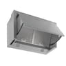 Caple 60cm Integrated Hood Silver Grey