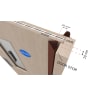 Astro FingerKeeper Front & Rear Finger Protection Guard 1960mm Brown