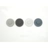JCP Coloured Cover Caps Black 16mm Box of 1000