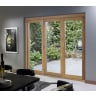 JCI FSC Unfinished Slimline External Bi-fold Door Set 2.1m Oak