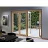 JCI FSC Unfinished Slimline External Bi-fold Door Set 3.0m Oak