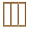 JCI FSC Pre-Finished Slim External Bi-fold Door Set 1.8m Oak Veneer