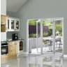 JCI FSC Pre-Finished Slimline External Bi-fold Door Set 2.4m White