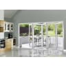 JCI FSC Pre-Finished Slimline External Bi-fold Door Set 3.6m White