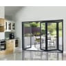 JCI FSC Pre-Finished Slimline External Bi-fold Door Set 3.0m Grey