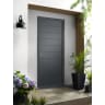 JCI FSC Oslo Hardwood External Door & Frame 1981 x 762mm Grey