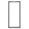 JCI FSC Oslo Hardwood External Door with Frame 1981 x 838mm Grey