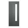 JCI FSC Stockholm Hardwood Veneer Door with Frame 1981 x 762mm Grey