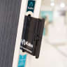 Lytham Anthracite Grey Clear Glass 890 x 2090mm Left Hand