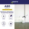 Bostik A80 Acrylic Instantly Paintable Decorators Caulk 310ml White