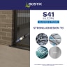 Bostik S41 Neutral Cure Window & Door Frame Silicone Sealant 310ml Clear