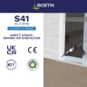 Bostik S41 Neutral Cure Window & Door Frame Silicone Sealant 310ml White
