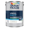 Dulux Trade Vinyl Matt Paint 5L Pure Brilliant White