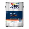 Dulux Trade High Gloss Paint 5L White