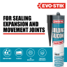 Evo-Stik Building Silicone Sealant Black