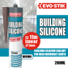 Evo-Stik Building Silicone Sealant Brown