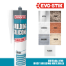 Evo-Stik Building Silicone Sealant Clear