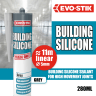 Evo-Stik Building Silicone Sealant Grey