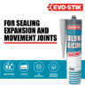 Evo-Stik Building Silicone Sealant Grey