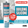 Evo-Stik Building Silicone Sealant White