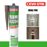 Evo-Stik Frame Silicone Sealant Brown