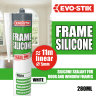 Evo-Stik Frame Silicone Sealant White