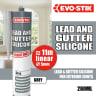Evo-Stik Lead and Gutter Silicone Sealant 280ml Grey