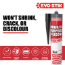 Evo-Stik Multi Purpose Silicone Sealant 280ml Black
