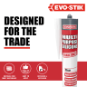 Evo-Stik Multi Purpose Silicone Sealant 280ml Clear