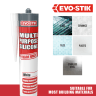 Evo-Stik Multi Purpose Silicone Sealant 280ml White