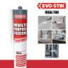 Evo-Stik Multi Purpose Silicone Sealant 280ml White
