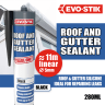 Evo-Stik Roof and Gutter Sealant Black C20