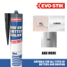 Evo-Stik Roof and Gutter Sealant Black C20