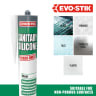 Evo-Stik Sanitary Silicone Sealant 290ml Clear
