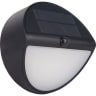 Luceco Carina Decorative Solar Bulkhead Light IP54 5W 500lm Black