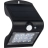 Luceco Guardian Solar LED Wall Light with PIR Motion Sensor 1.5W Black