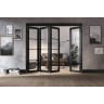 LPD Internal NuVu Roomfold 3+1 Unfinished Oak System 2078 x 2816 x 74mm