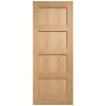 LPD Doors Internal Shaker 4P Pre-Finished Oak Door 762 x 1981mm