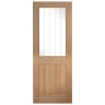 LPD Doors Internal Belize 1L Glazed Pre-finished Oak Door 762 x 1981mm