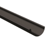 Lindab Rainline Half Round Gutter 3m R 150mm Black